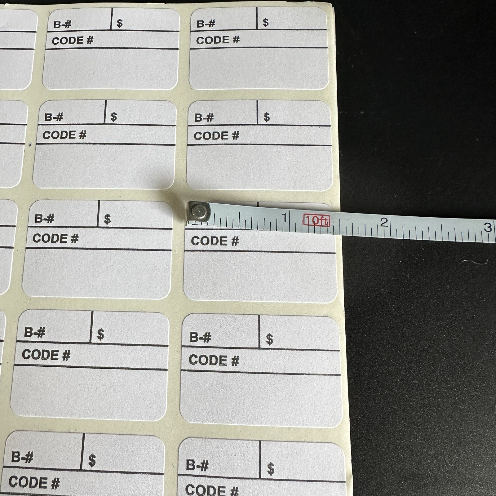 480 Removable Price Labels Tags Stickers Consignment Vendor Antique Mall 1"x1.5"