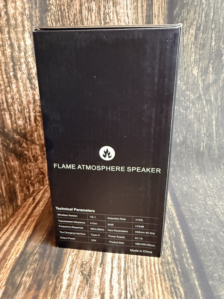 LED flame atmosphere speaker