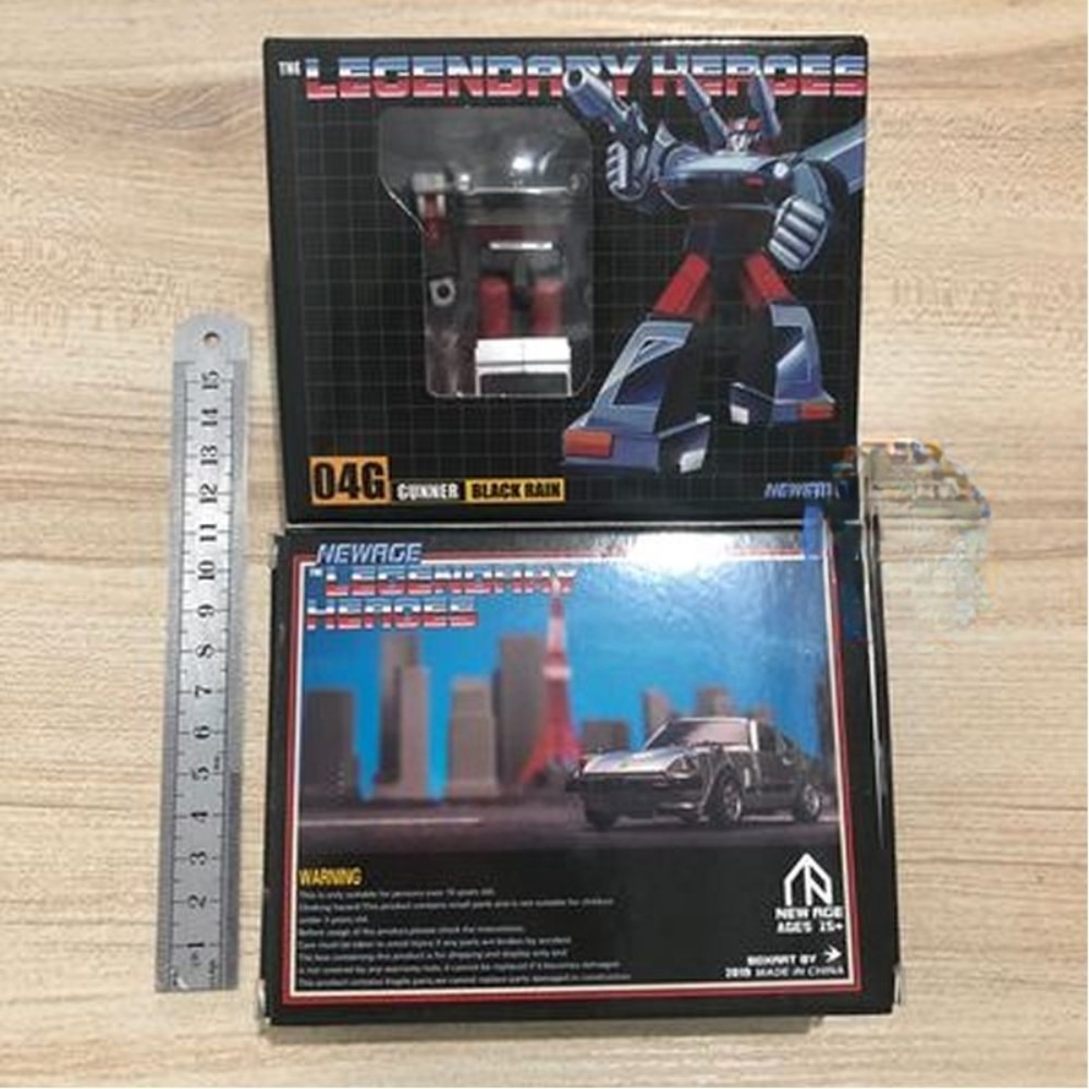 Newage NA H04G Silverstreak Black Rain Gunner Transforming ToyFigure Collectible