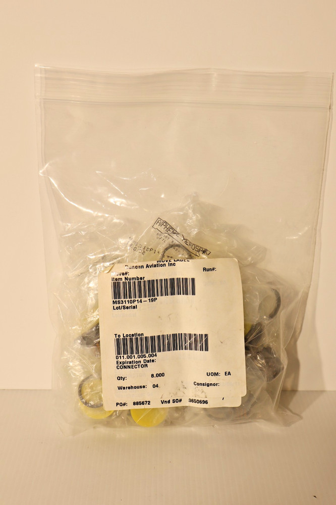 Amphenol MS3110P14-19P Connector - 8 Available