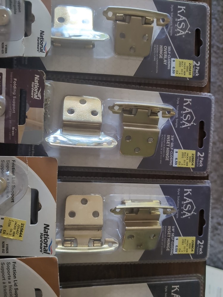 (30) National Hardware & KASA Drawer Catches & Knobs & Pulls!!