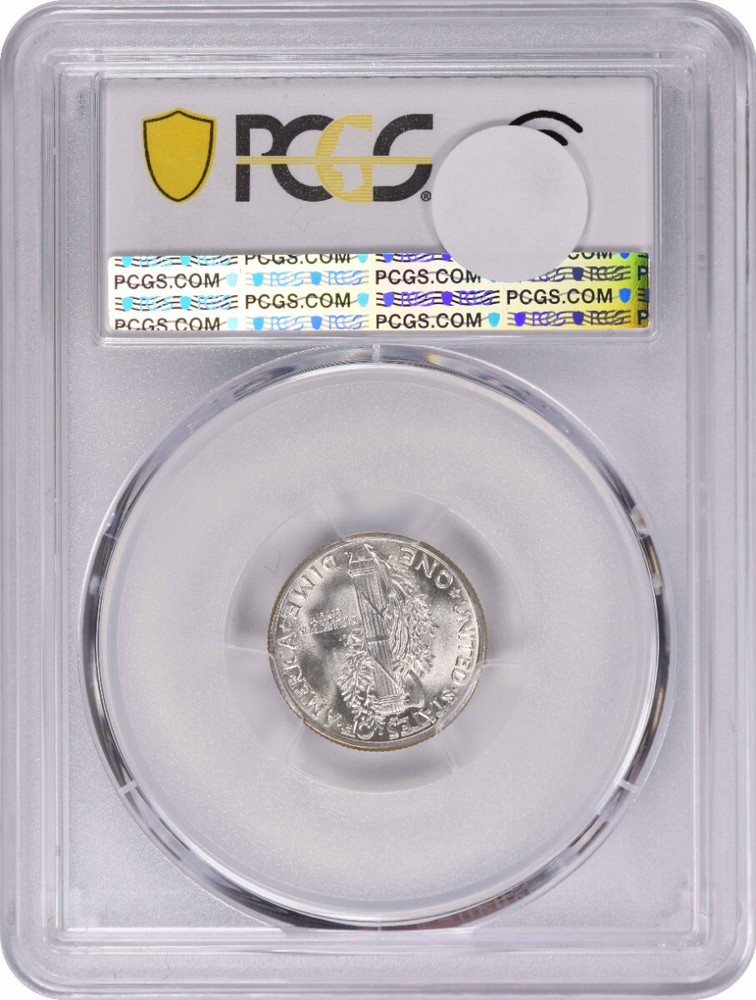 1945 Mercury Silver Dime MS67 PCGS