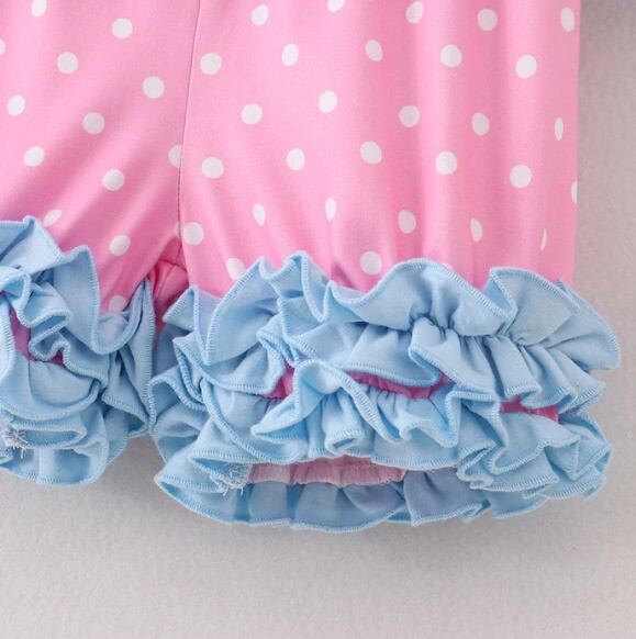 NEW Boutique Minnie Mouse Tunic & Shorts Girls Outfit Set