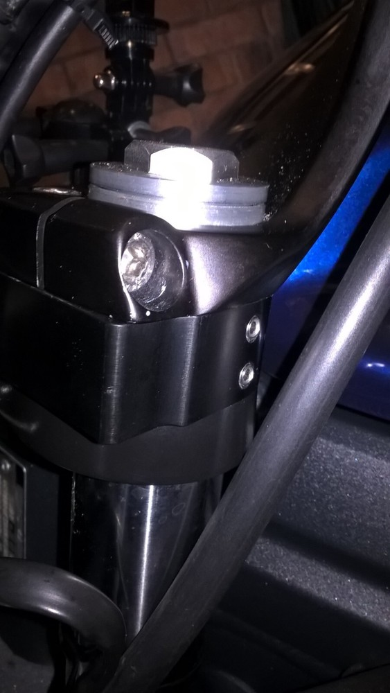 Triumph sprint GT Handle bar risers for models 2011 onwards