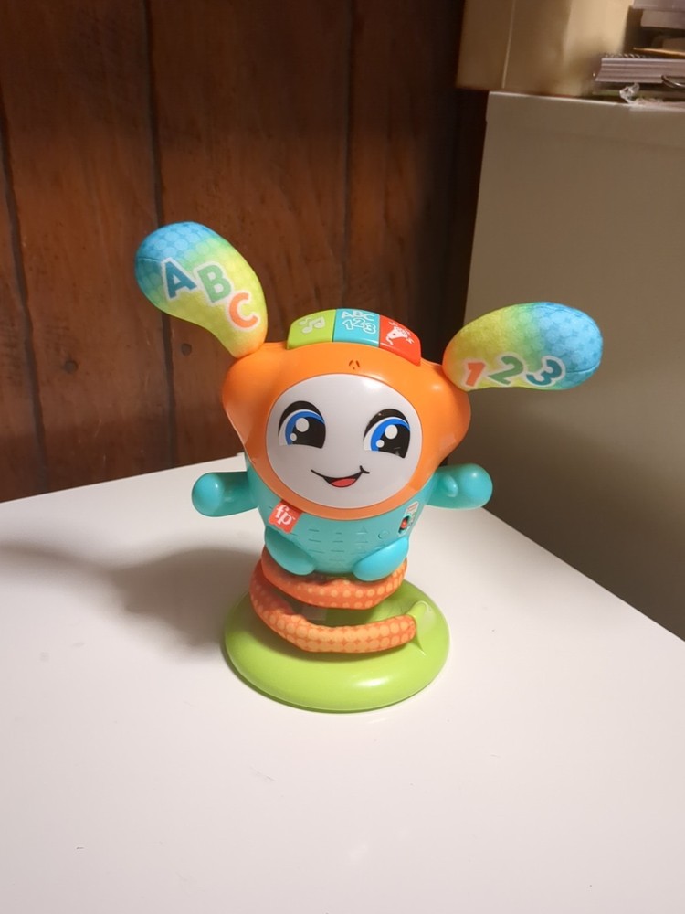 Fisher-Price DJ Bouncin Beats Interactive Musical Learning Toy Lights Bouncing
