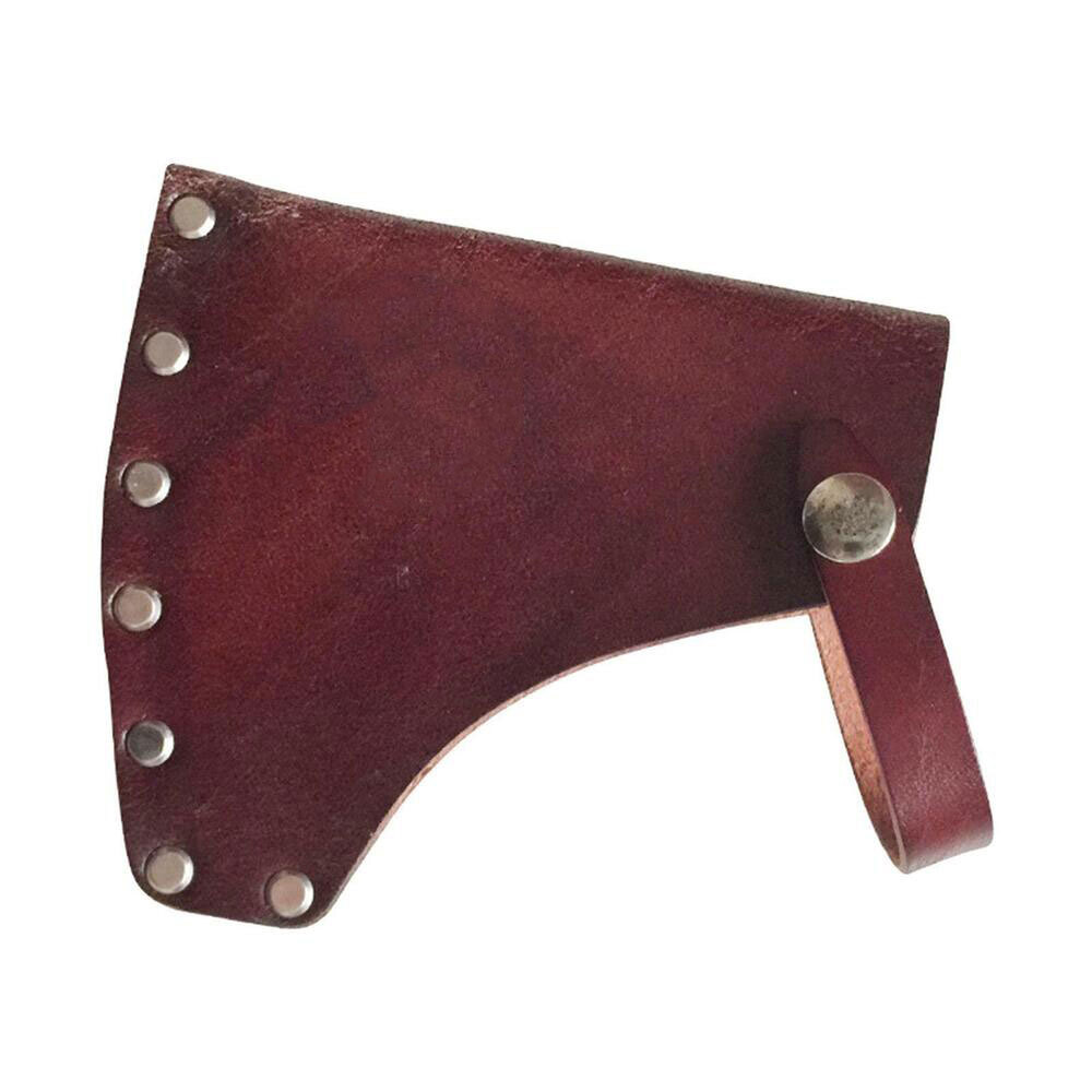2Pcs Leather Axe Holder Hatchet Lanyard Blade Sheath Head Cover Xmas Gift USA