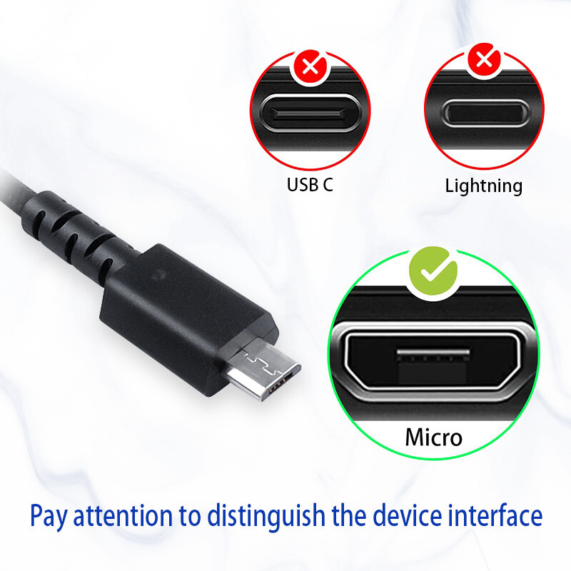 Micro USB wire data line charging cable for Logitech G700 G700s Wireless Mouse
