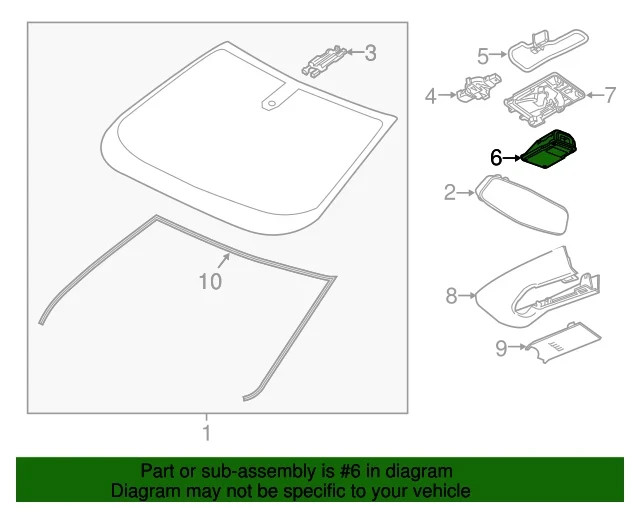 OEM GM 17-25 Buick Cadillac Chevy GMC Front View Windsheild Lane Assist Camera