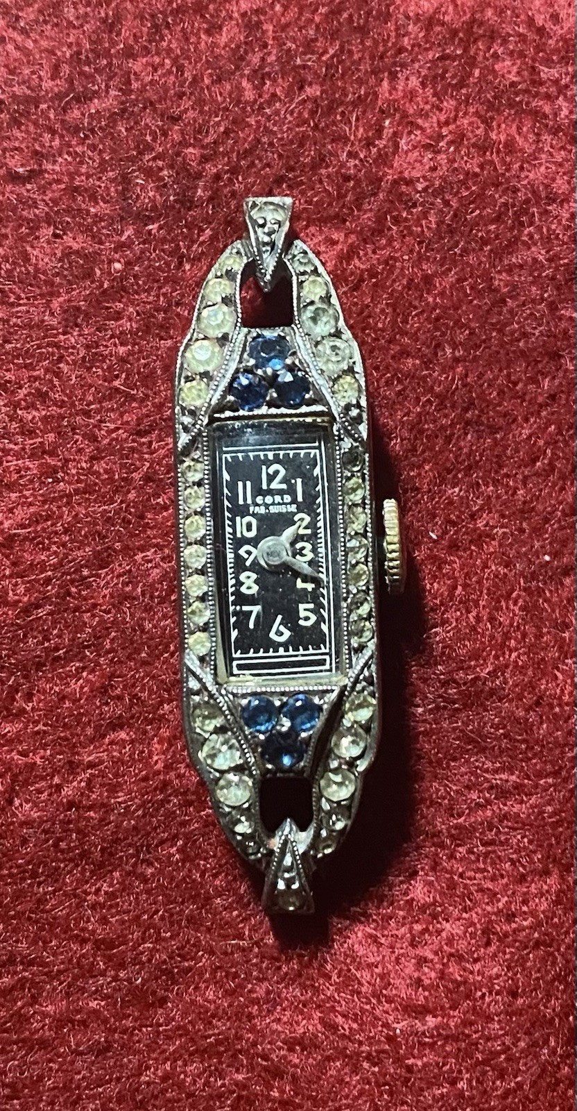 Cord *Extremely RARE* fab Suisse Art Deco Women’s Watch (works)