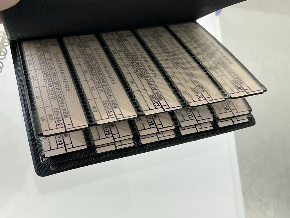 Texas Instruments SR-52 Electrical Engineering Library Magnetic Cards Manual Box
