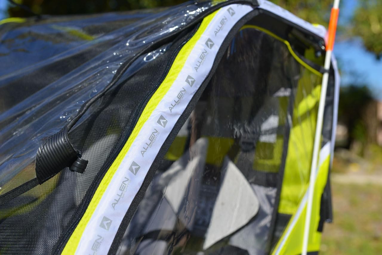 Allen Sports Deluxe Steel Child Trailer - Green (Open Box)