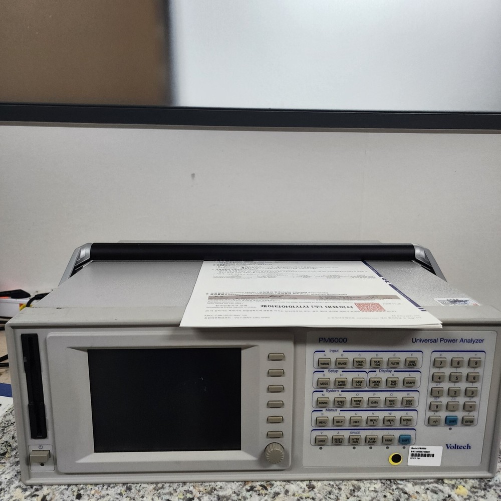Voltech PM6000 Universal Power Analyzer Calibrated