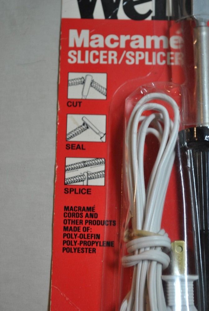 Vintage Weller Macrame Slicer Splicer SP23MS!