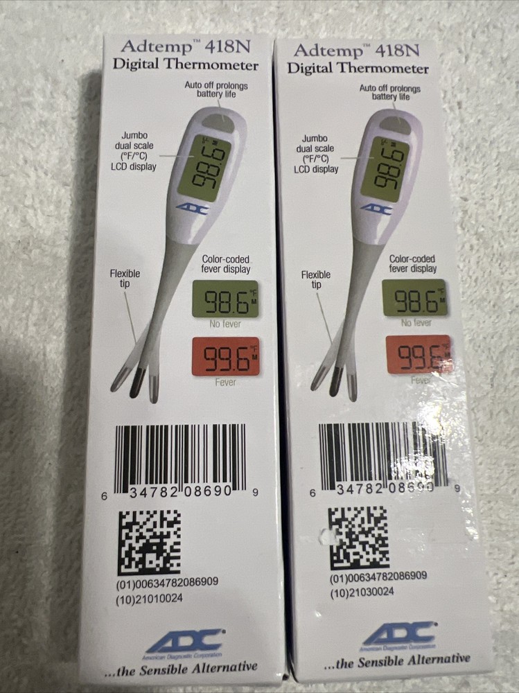 Digital Thermometer Termometro Digital Adtemp 418N Ultra Fast New 2pc