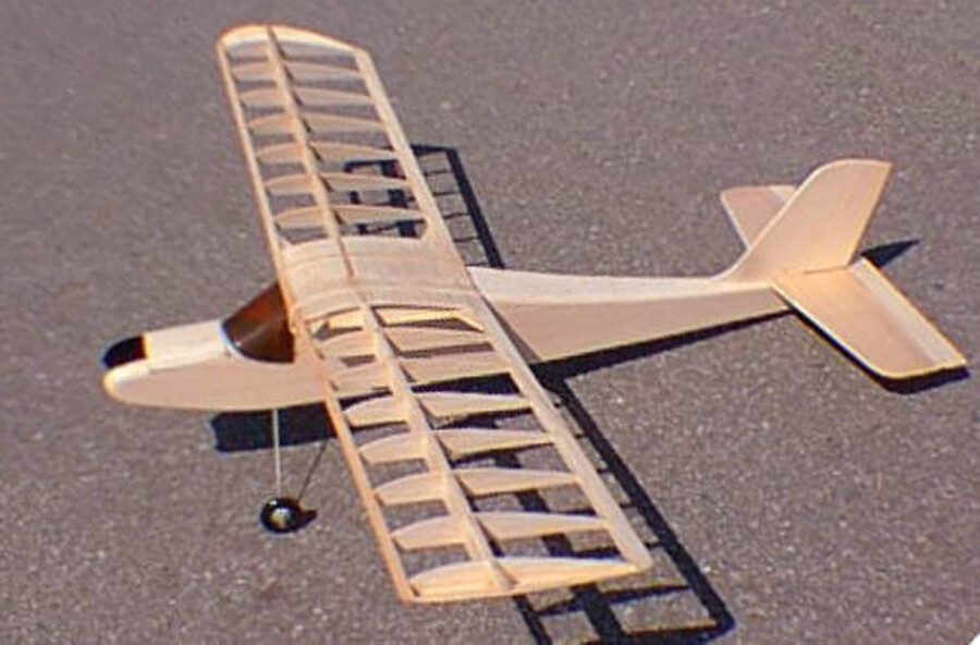 BABY .049 BALSA LASER KIT PILOT VERSION LIGHT FROM DEGA HOBBIES