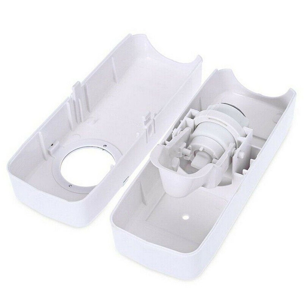 Automatic Toothpaste Dispenser and 5 Toothbrush Holder Set Wall Mount Stand