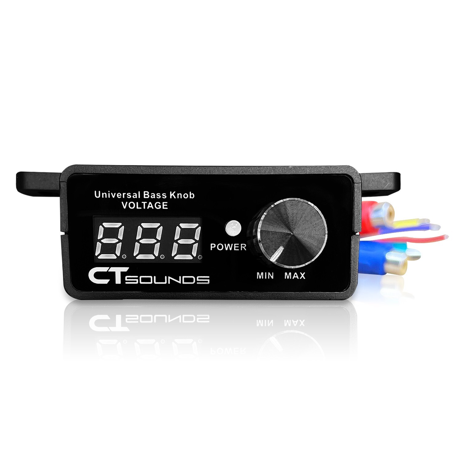 CT Sounds Universal Bass Knob for Car Amplifier with Digital Volt Meter Display