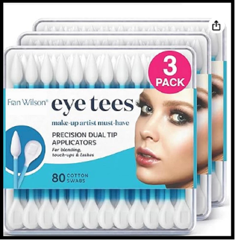Fran Wilson Eye Tees Precision Makeup Applicator, Pack of 3