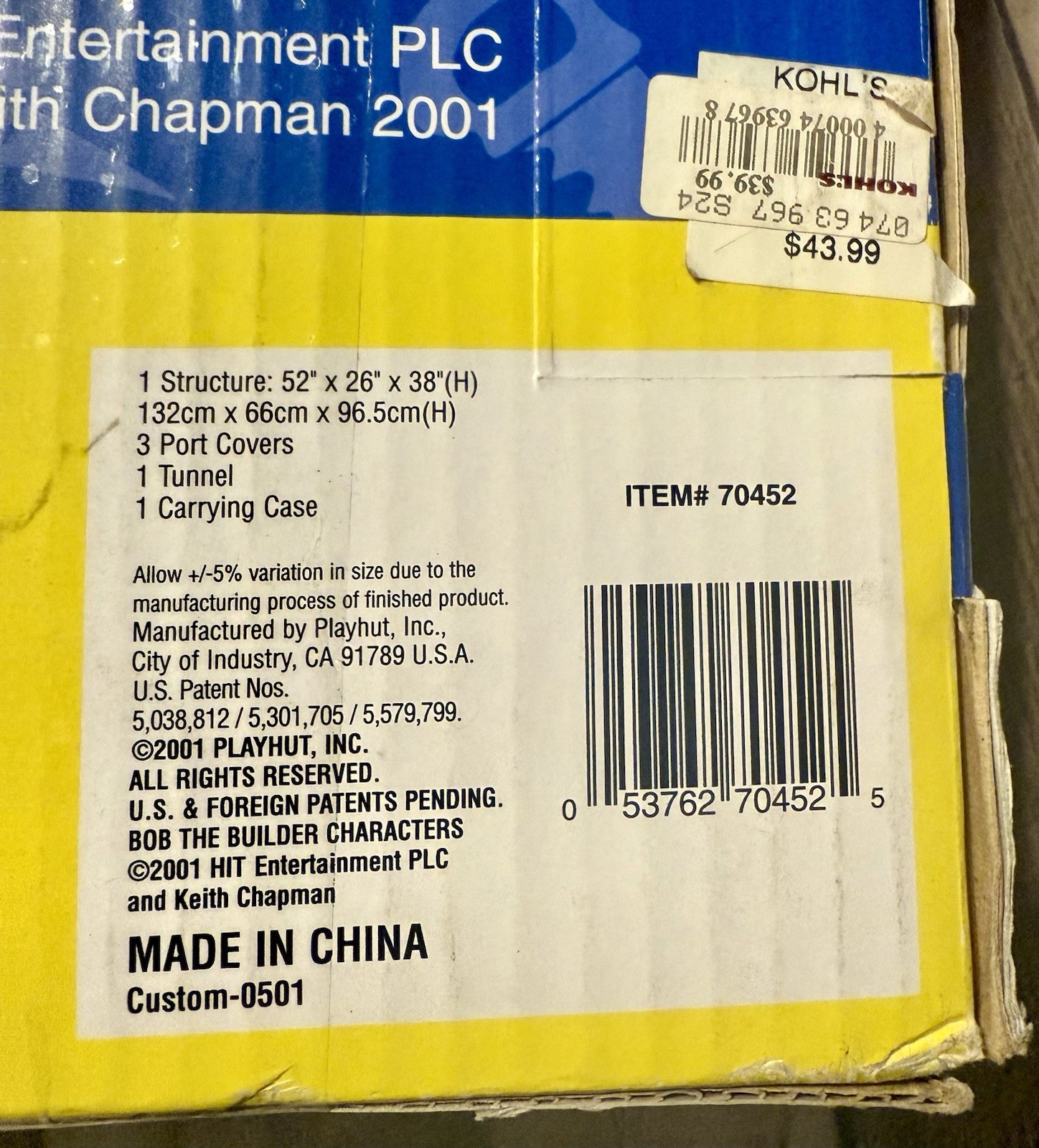 Bob The Builder Roley Very Rare Play Vehicle Popup Play House Tent Tunnel Sealed