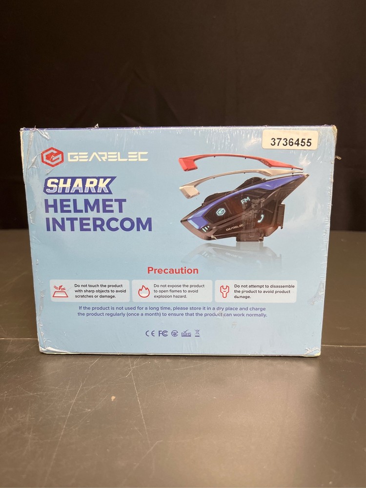 gearelec Shark Pro Motorcycle Helmet Bluetooth Headset User