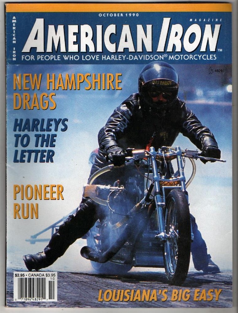 October 1990 American Iron (Harley) Magazine