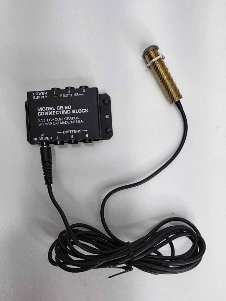 Xantech CB-60, Single Zone Connecting Block 1 Receiver Input w/6 Emitter Outputs