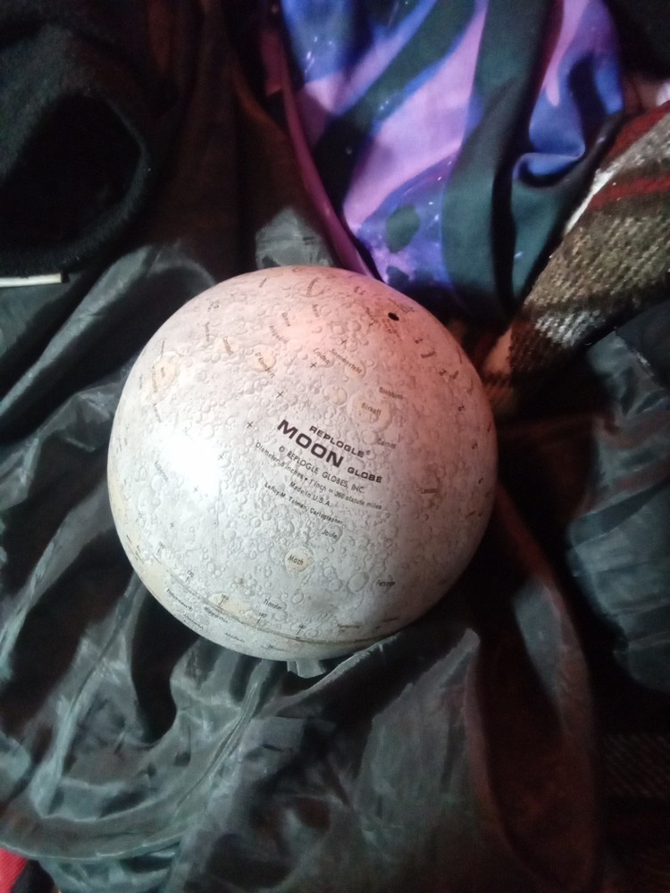 Vintage Replogle Globe The Moon Authentic 6in Model.