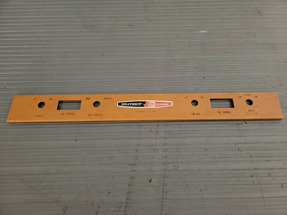 Heathkit AJ-30 Tuner Front Lower Panel