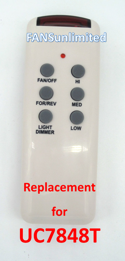 UC7848T Replacement Remote HUNTER FANS