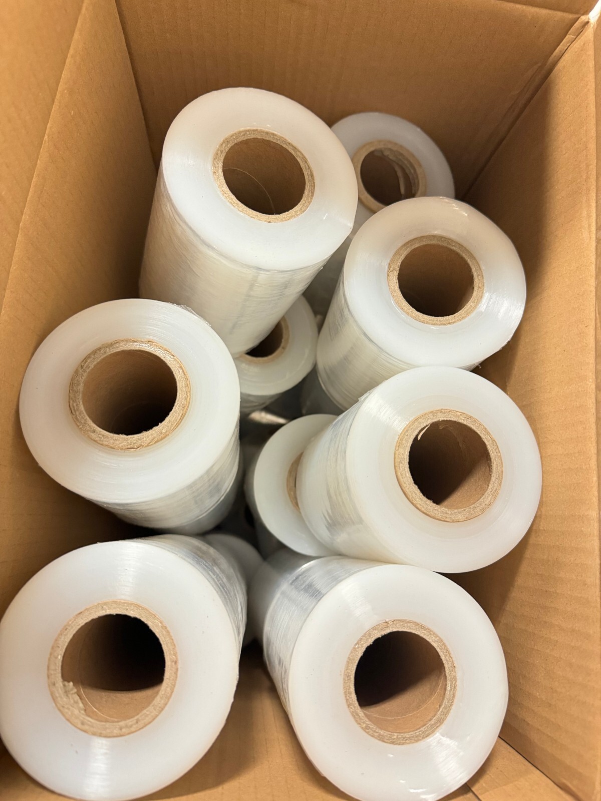 5" in. x 1000FT 60 Gauge 6PC/9PC Rolls Stretch Shrink Film Hand Wrap Core 1"
