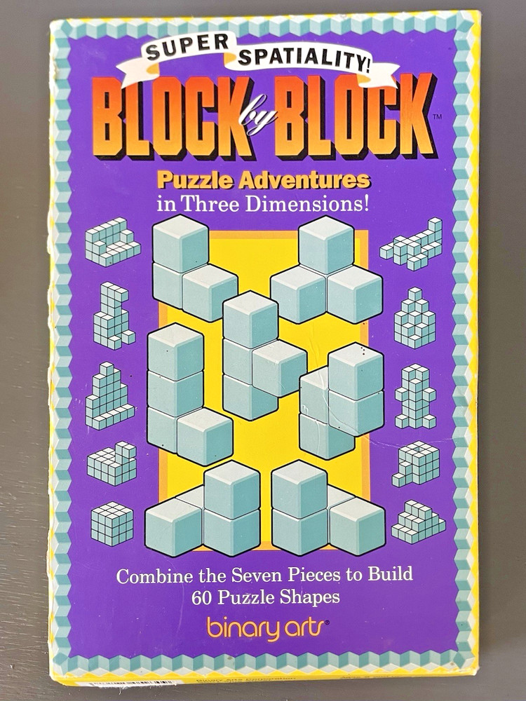 Block by Block Puzzle 1995 Visual-Spatial Reasoning Builder