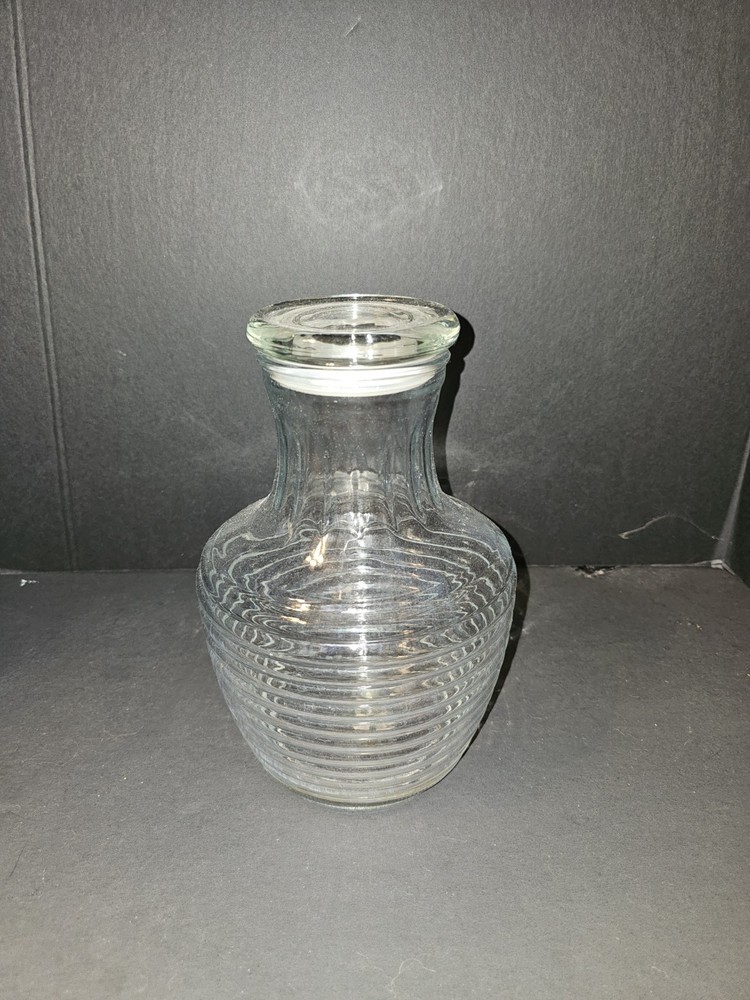 Clear Glass Juice Container