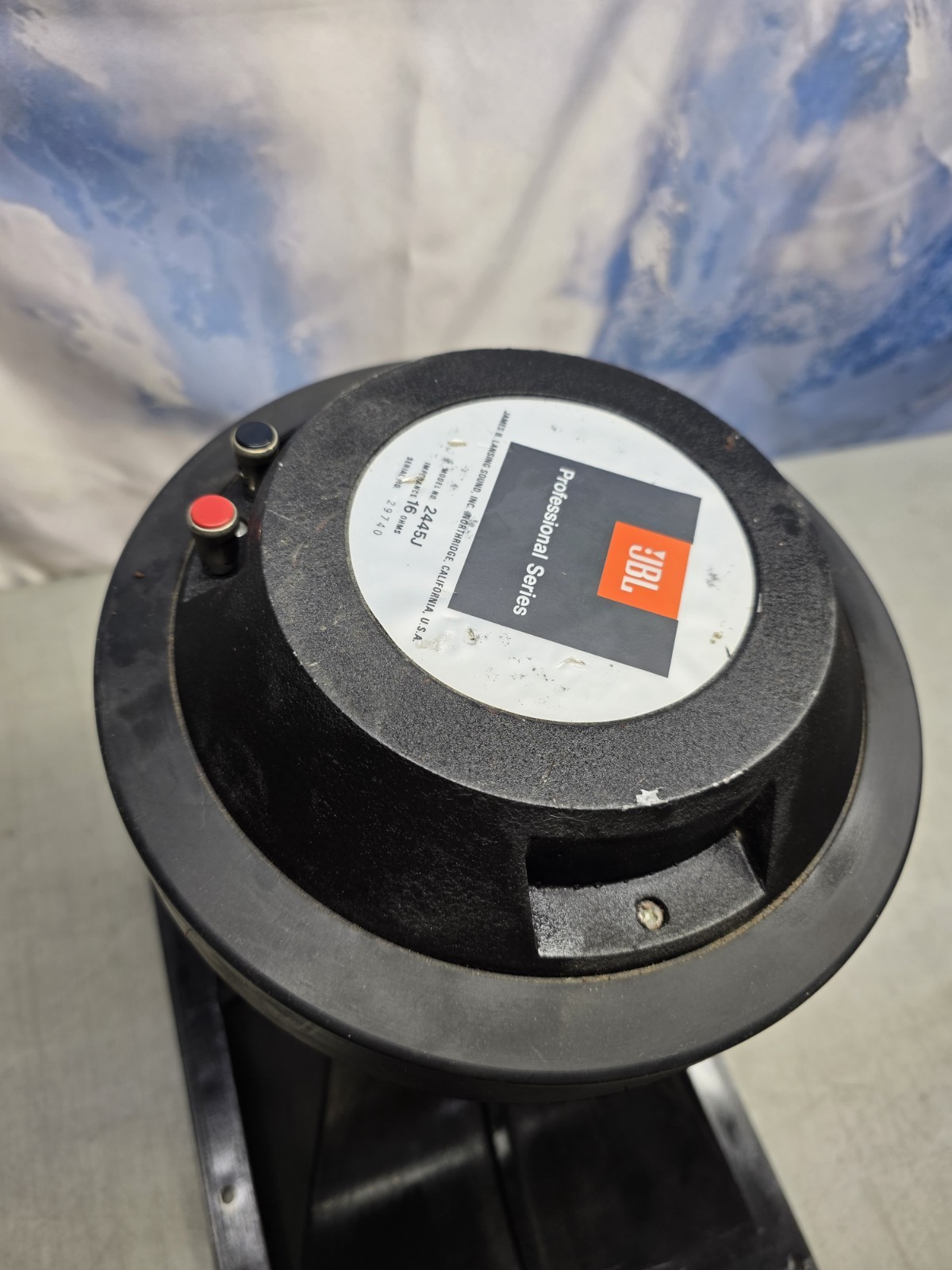 🔥 1 x JBL 2445J 16 ohms HF Horn Driver w/ 2380 Flare 2" Dia Professional Series