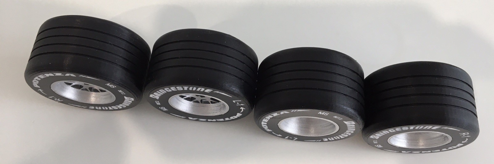 Replacement Lego Icons Ferrari F2004 Michael Schumacher Bridgestone Wheels