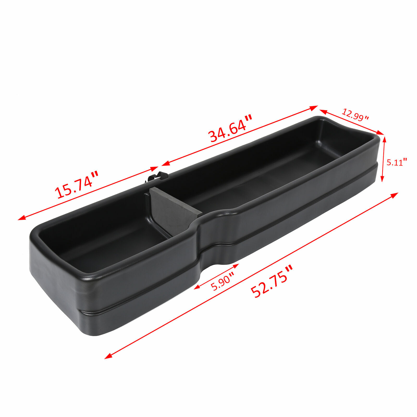 New Under Seat Storage Box Organizer For 2015-2020 Ford F150 SuperCrew Cab 09281