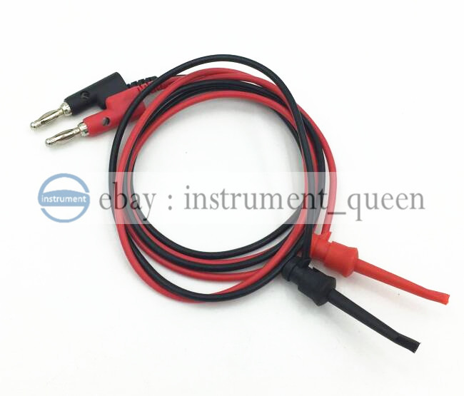 Mini-Hook Test Lead Set multi-stacking 4mm banana plugs,Replace TL940