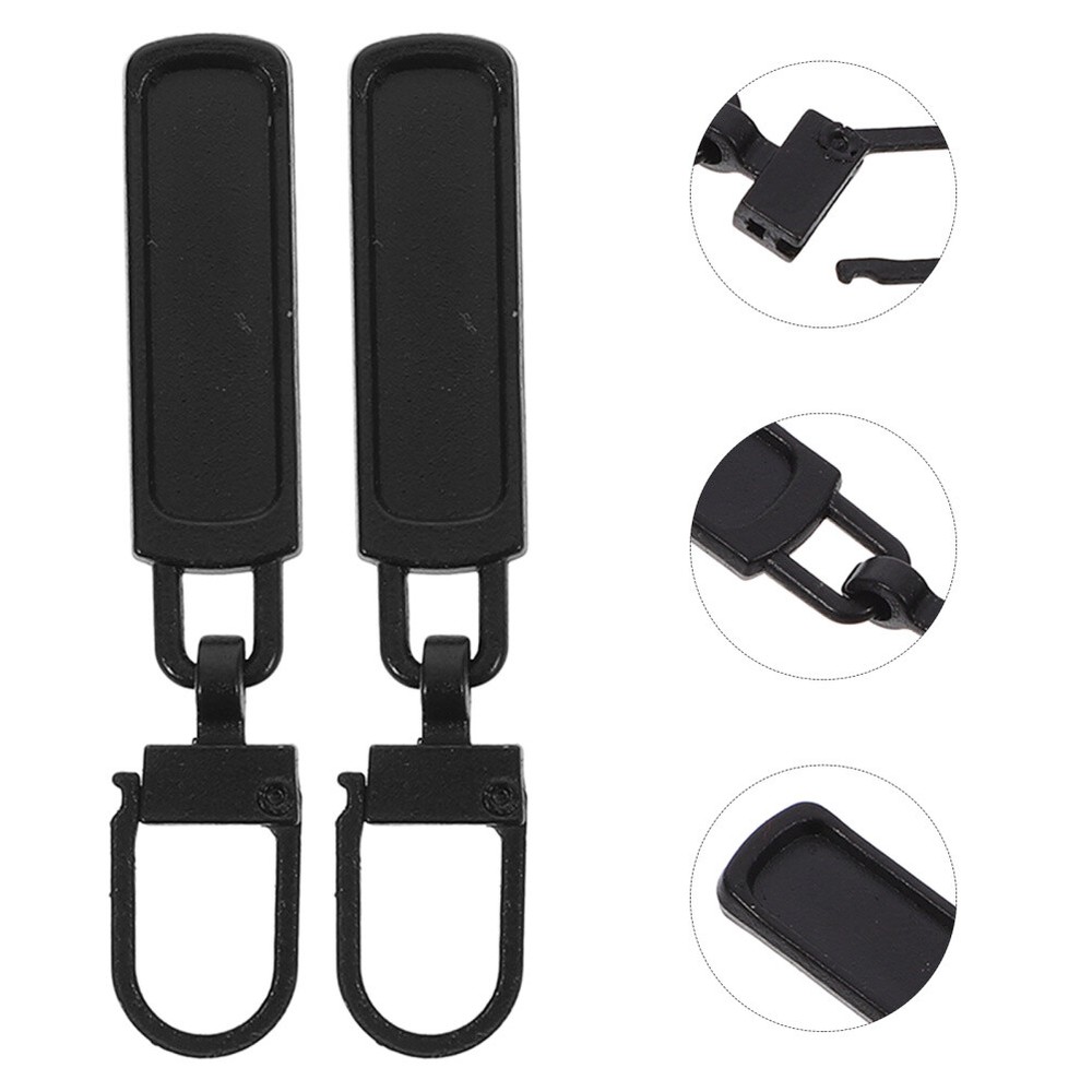 10Pcs Detachable Zipper Pull Alloy Backpacks Pulls Jackets Zippers Pulls