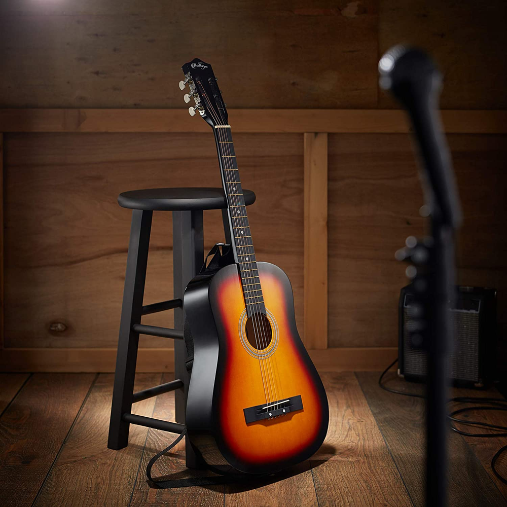 Ashthorpe 38-Inch Beginner Acoustic Guitar Package (Sunburst), Basic Starter Kit