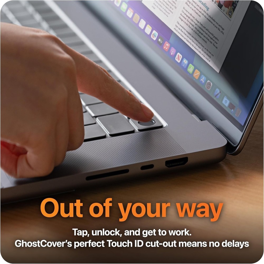GhostCover Ultra Thin Keyboard Cover Protector, Compatible with MacBook Pro...