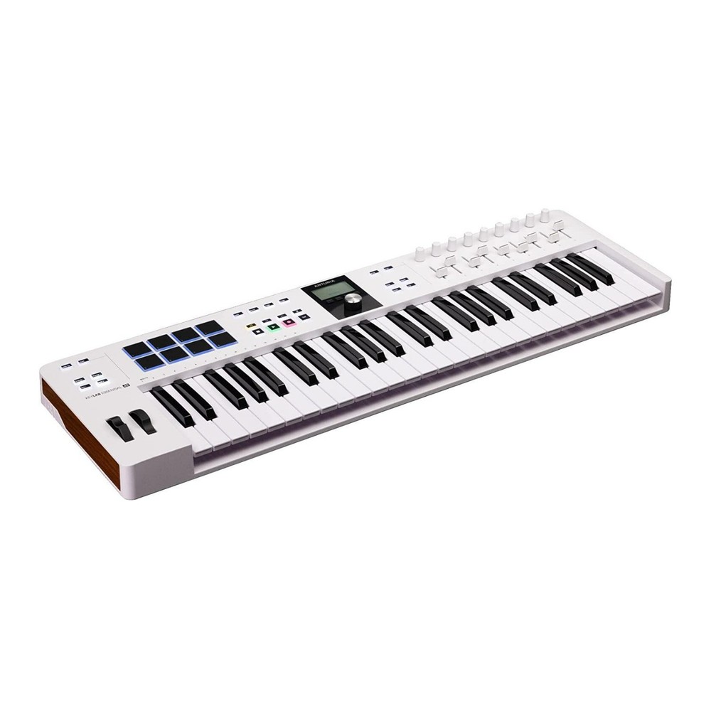 Arturia KeyLab Essential 49 mk3 MIDI Keyboard Controller w/Stand, Pedal Bundle