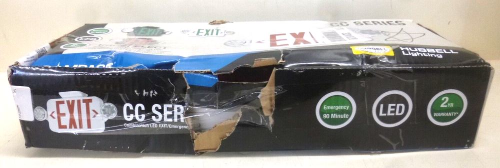 NEW! COMPASS, 1 or 2 Face LED Exit Sign with Emergency Lights,