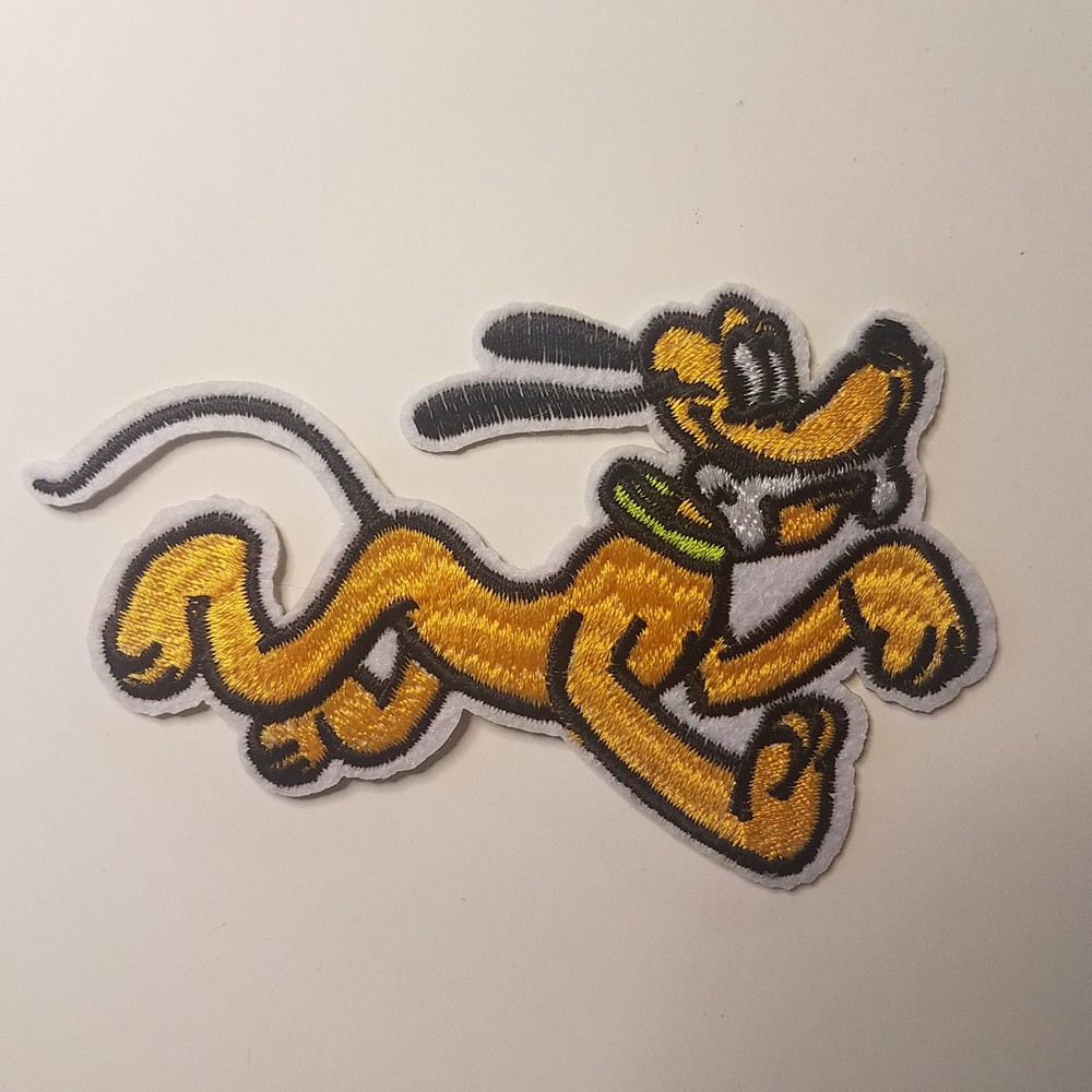 Pluto Dog with Bone Patch 4 1/2 inches wide