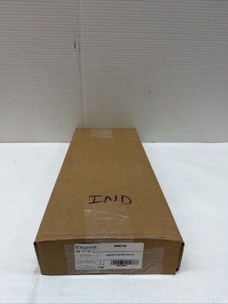 Legrand OR-SHMC1RU Cable Management Panel Horizontal EIA Style Rack Cabinet NOS