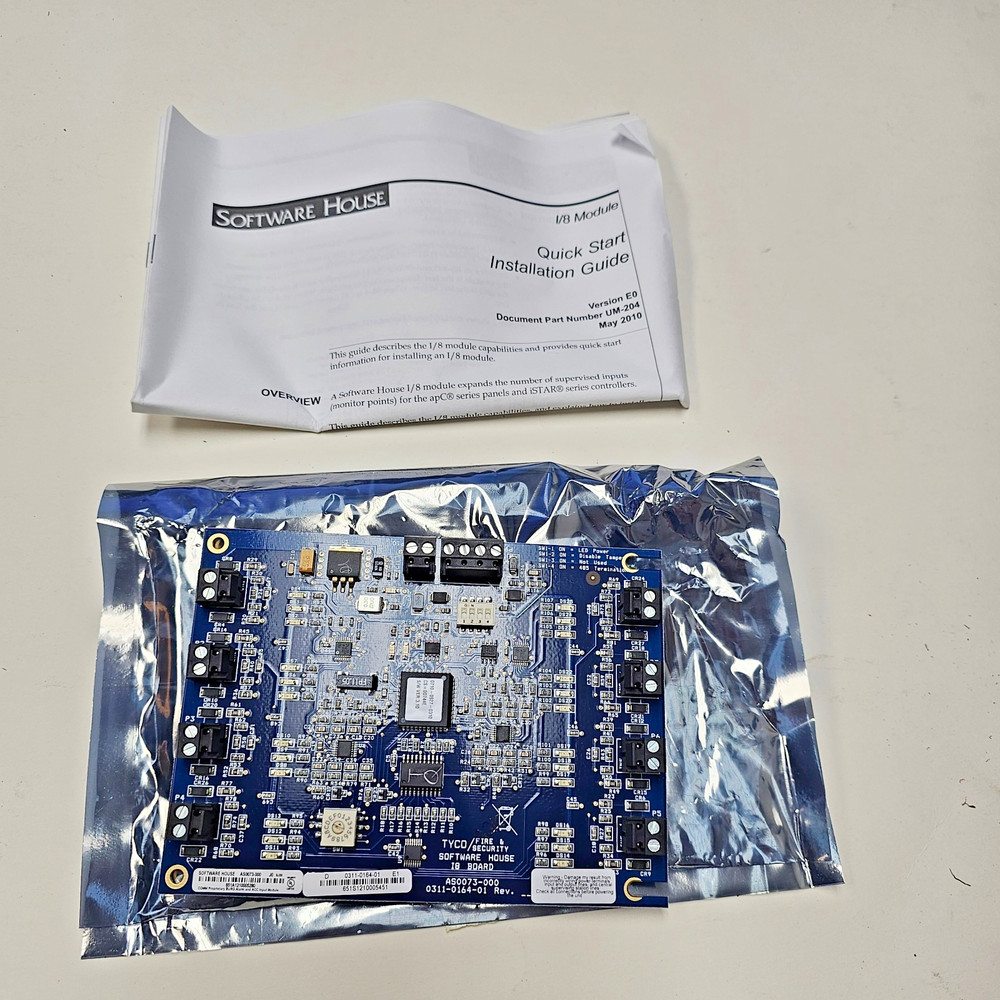 Software House AS0073-000 8 Input Reader Bus Module Board NEW ( Open Box)