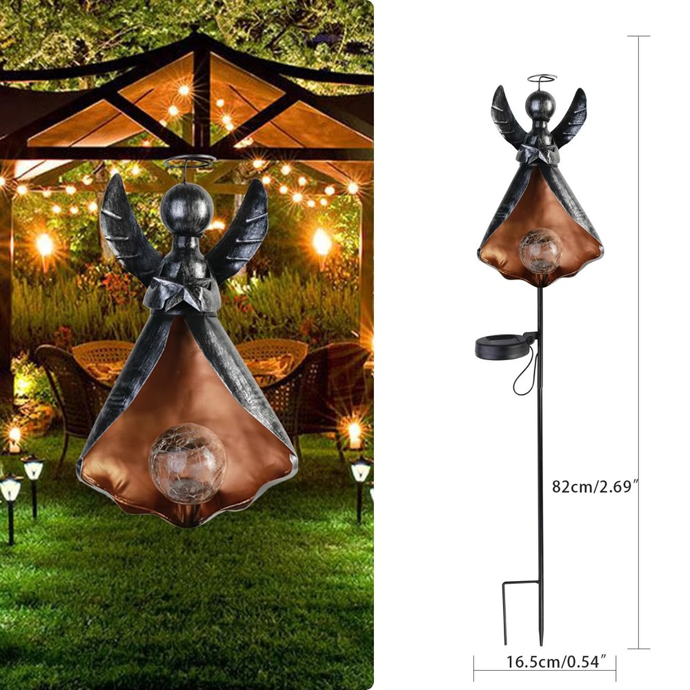 Iron Solar Garden Stake