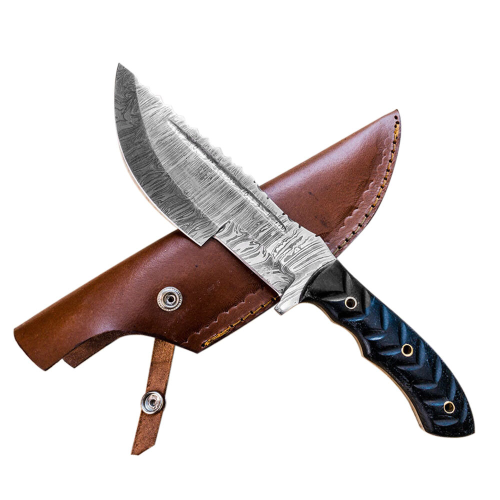 Tracker® Custom Handmade High Quality Damascus Steel Tracker Knife