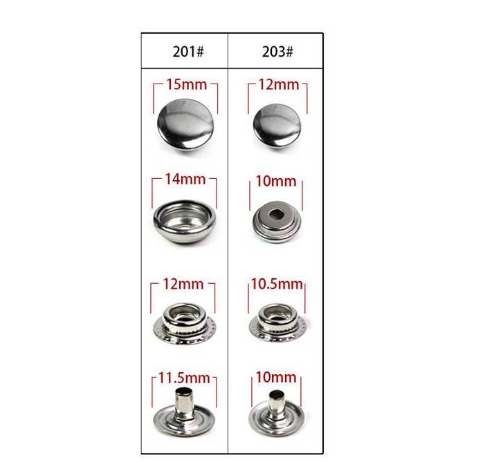 Heavy duty Rivet Poppers Snap Fasteners Press Stud Clothing Sewing Leather Craft