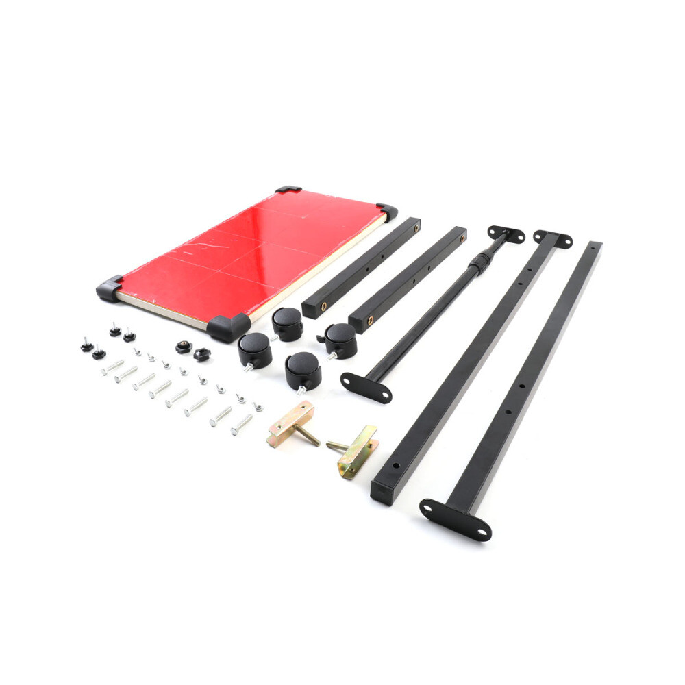 66x33cm Ping Pong Table Return Board,Self-Training,Robust Steel Frame & Wheels