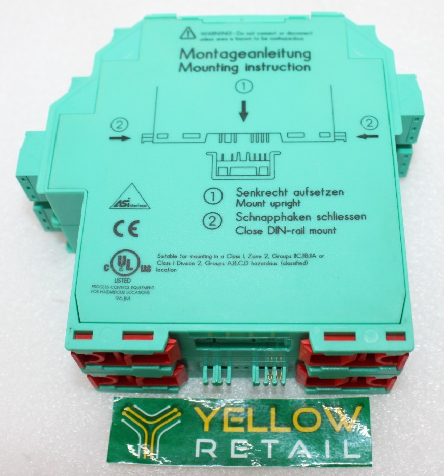 PEPPERL+FUCHS VAA-4EA-KF2-ZE/E2 AS-INTERFACE (AS-i) SENSOR/ACTUATOR MODULE 87526