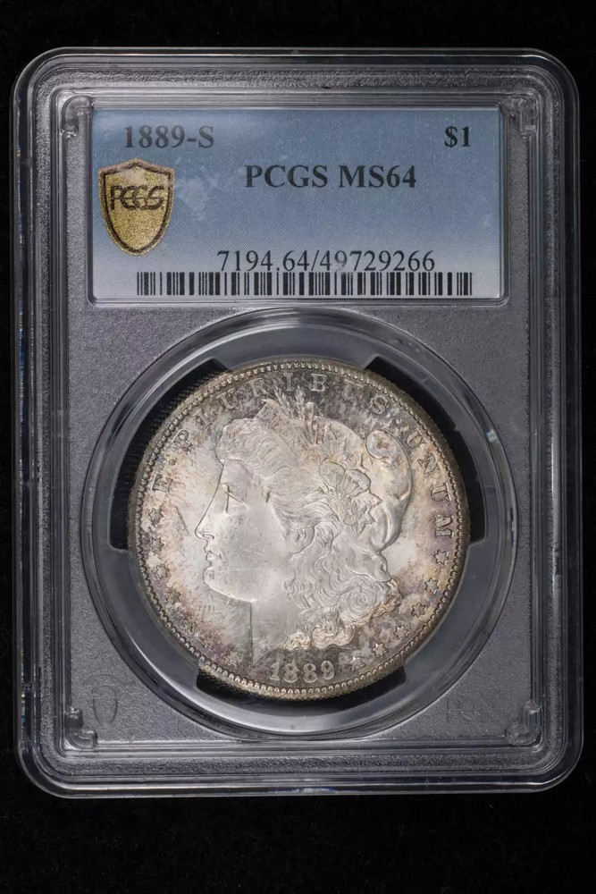 1889 S Morgan Silver Dollar PCGS MS-64